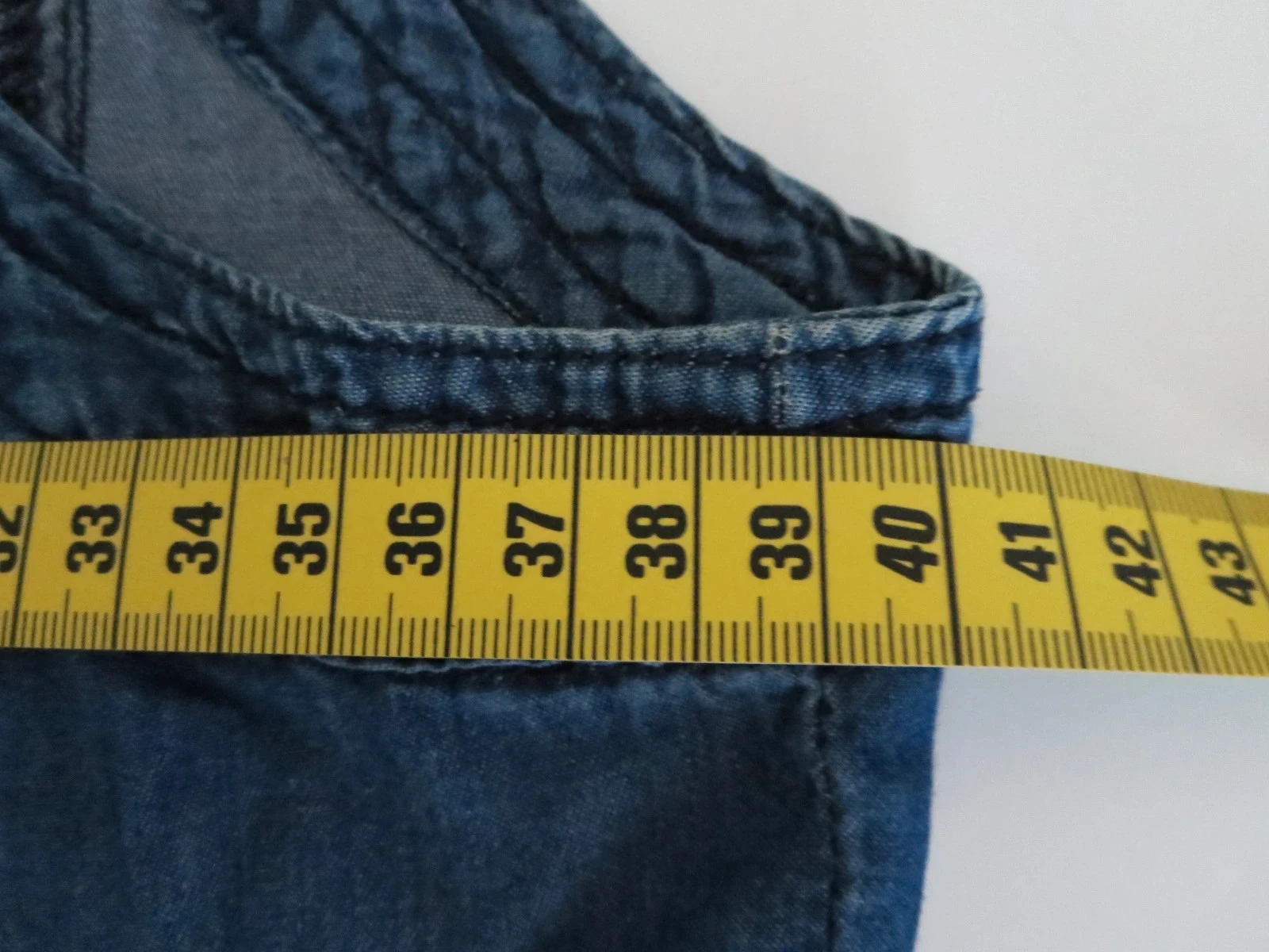 Robe en jean sans manches GART  – T. 36 – 100 % coton – photo 6